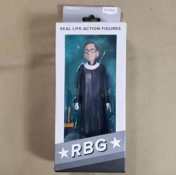 Collectible Justice Ruth Bader Ginsburg RBG Real Life Action Figure Doll NEW BOX - Picture 2 of 6